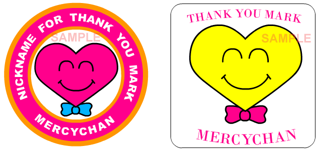 メルシーちゃんステッカー